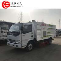 China Cheap 4 Brushes Diesel Engine Vacuum Road Dust Sweeper Cleaner Truck