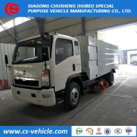 Water Tank 1500 Litres Water Saving Wet Type Clean Road Sweeper Trucks Price